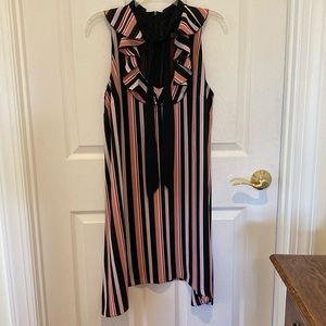 Forest lily dress with black tie in bow or wear down